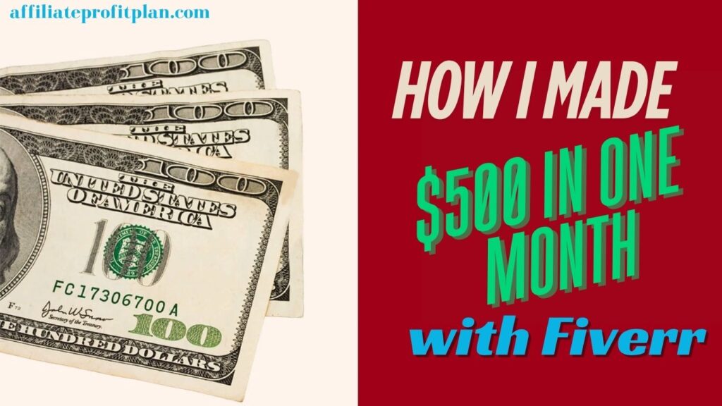 How I Made $500 in One Month with Fiverr.