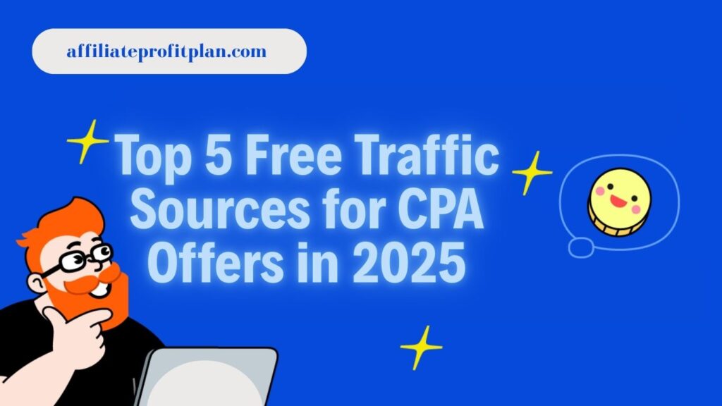 Top 5 Free Traffic Sources for CPA Offers in 2025.