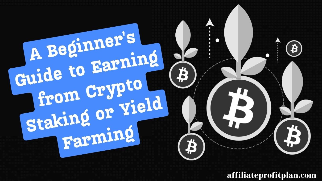A Beginner's Guide to Earning from Crypto Staking or Yield Farming.
