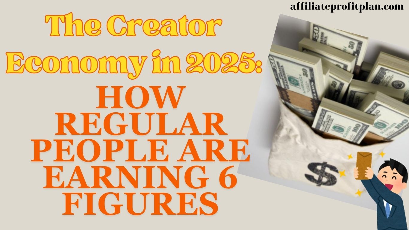 The Creator Economy in 2025: How Regular People Are Earning 6 Figures