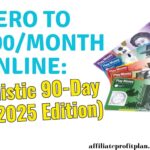 Zero to $1,000/Month Online: A Realistic 90-Day Plan (2025 Edition).