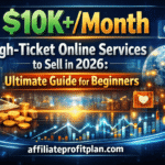 $10K+/Month High-Ticket Online Services to Sell in 2026: Ultimate Guide for Beginners