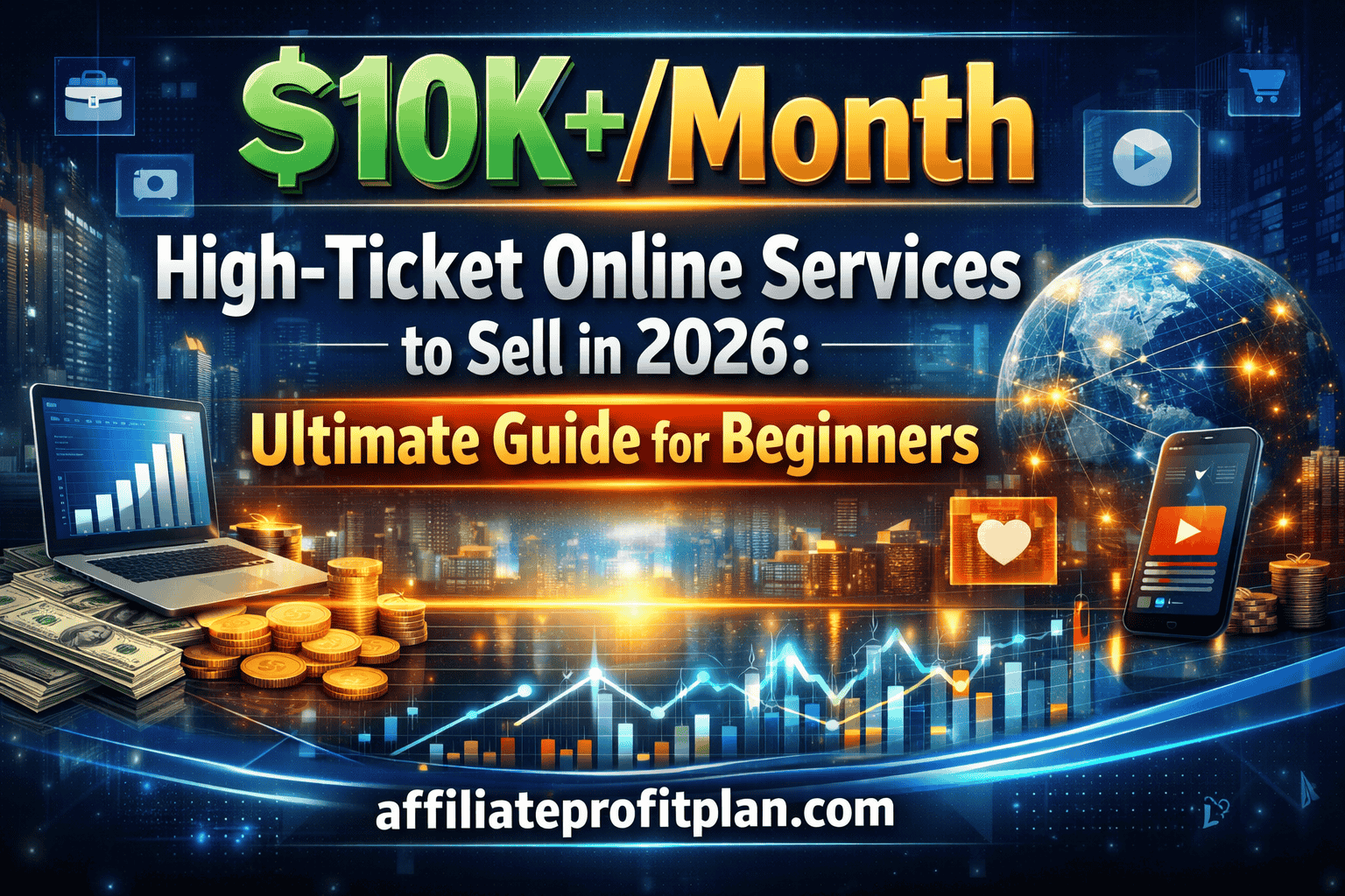 $10K+/Month High-Ticket Online Services to Sell in 2026: Ultimate Guide for Beginners